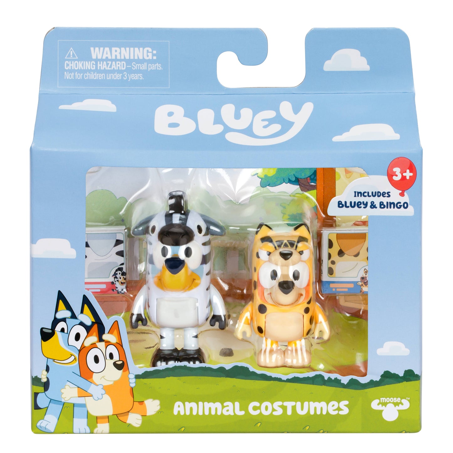 Moose Toys Bluey 2 Pack Figurine Set