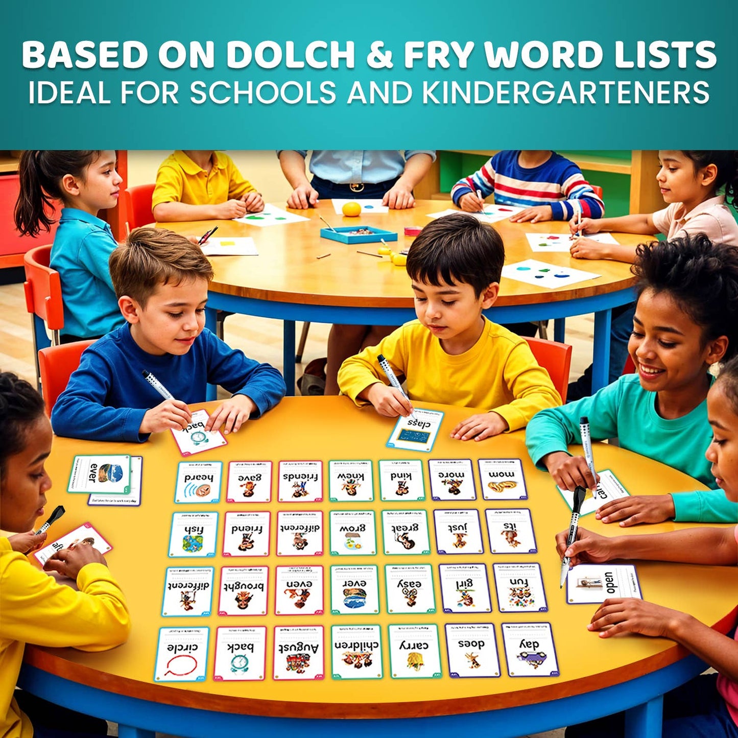 Flash Cards Writing for Kids | 5 Levels