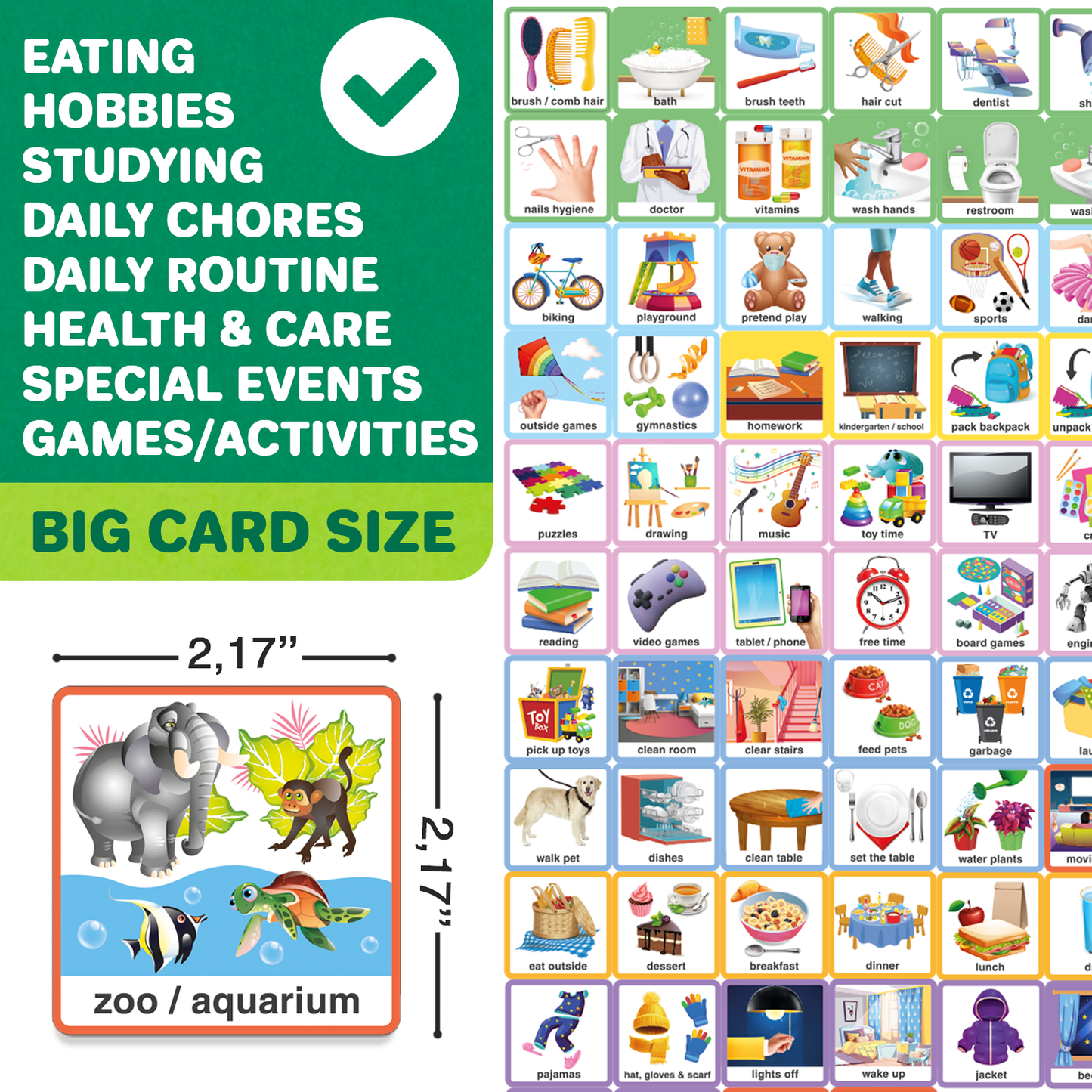 Reward Chore Chart for Kids | 145 cards