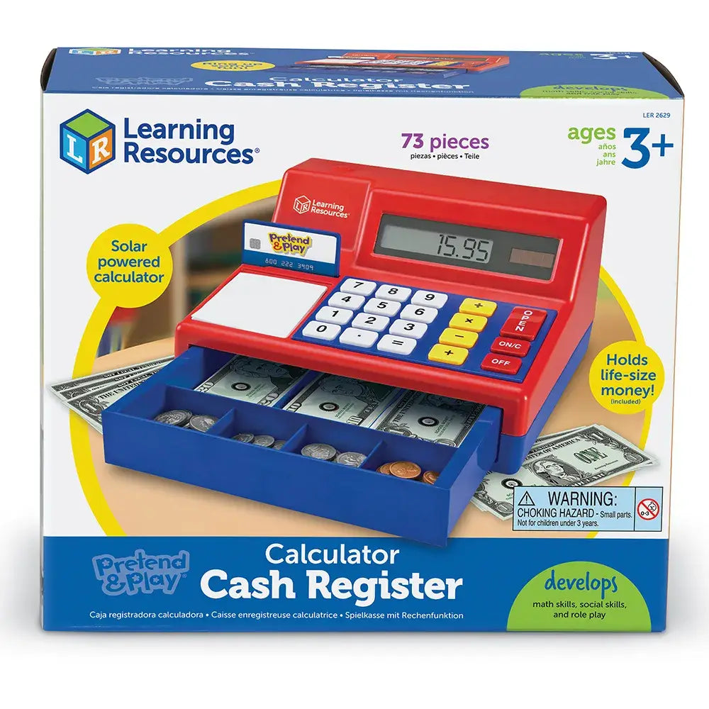 Pretend & Play® Calculator Cash Register