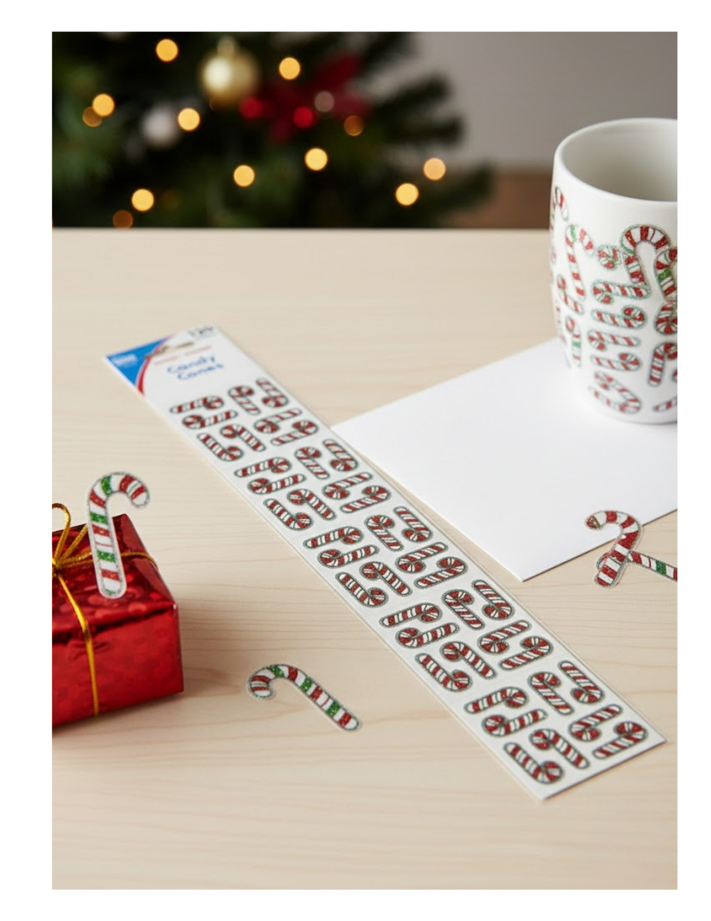 Candy Cane Stickers