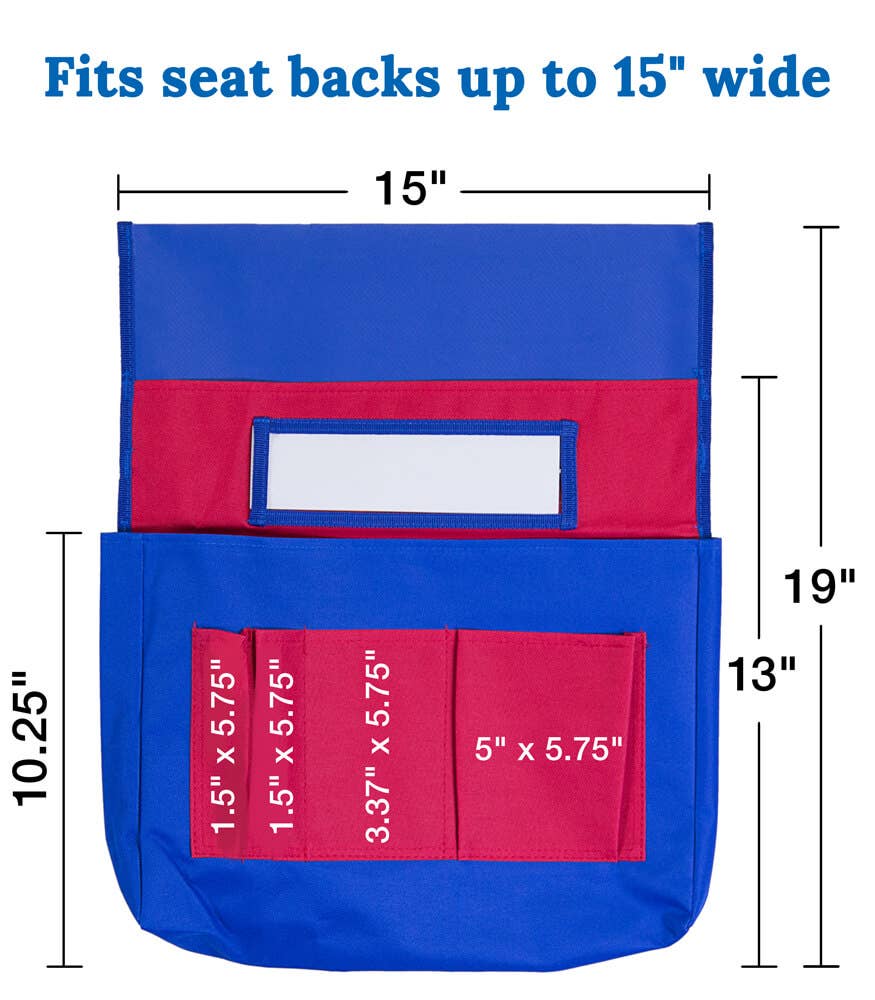 Chairback Buddy™ Pocket Chart Storage: 1 pack