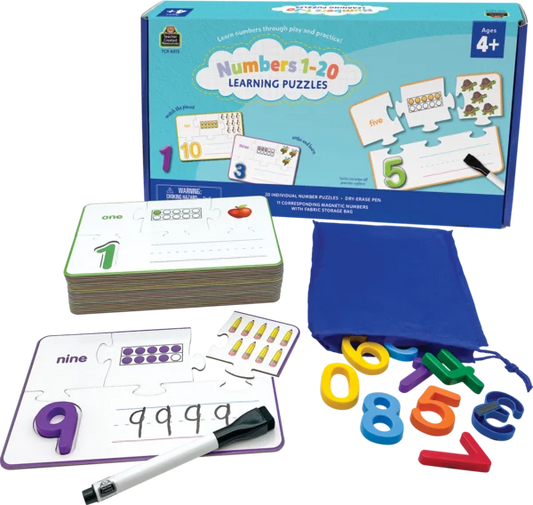 Learning Puzzle: Numbers 1-20