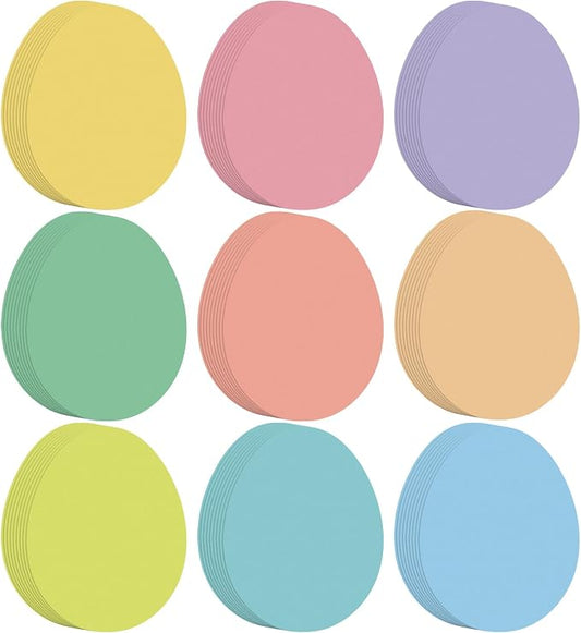 108 Piece Easter Egg Cutouts