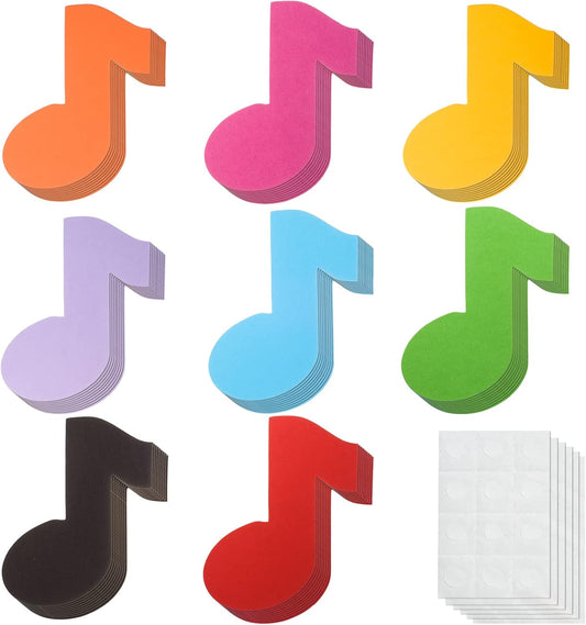 72 piece Musical Notes Colorful