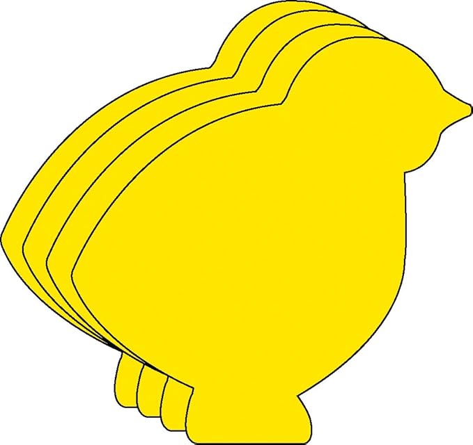 SHAPES ETC. 31pcs Chick Single Color Creative Cut-Outs