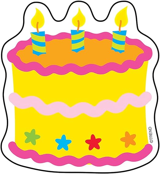 TREND enterprises, Inc. Birthday Cake Mini Accents, 36 ct