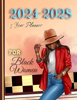Black Women Planner 2024-2028 5-Year Monthly Organizer