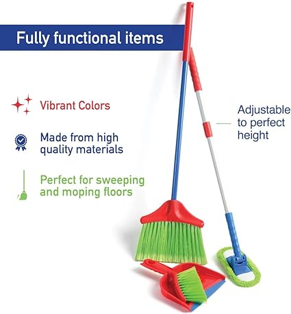 Play22 Kids Cleaning Set 4 Piece