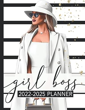 Girl Boss 2022-2025 Planner A Four Year Monthly Calendar, Planner, Organizer