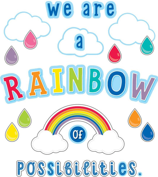 We Are a Rainbow of Possibilities Bulletin Board Set