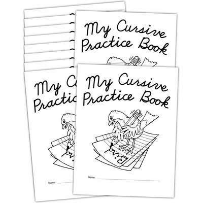 My Own Cursive Practice Book, 10-Pack