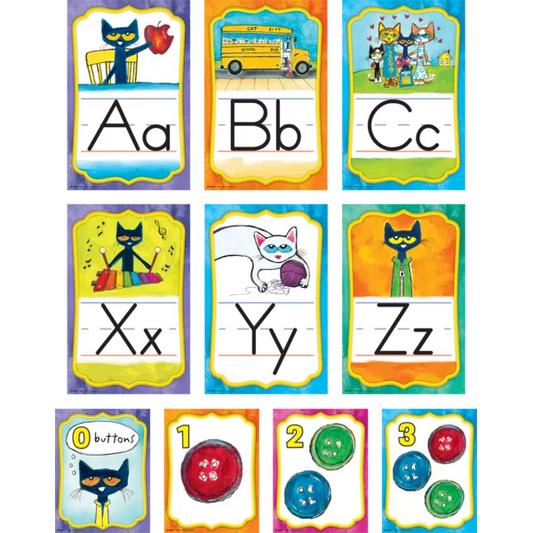 Pete the Cat Alphabet Bulletin Board