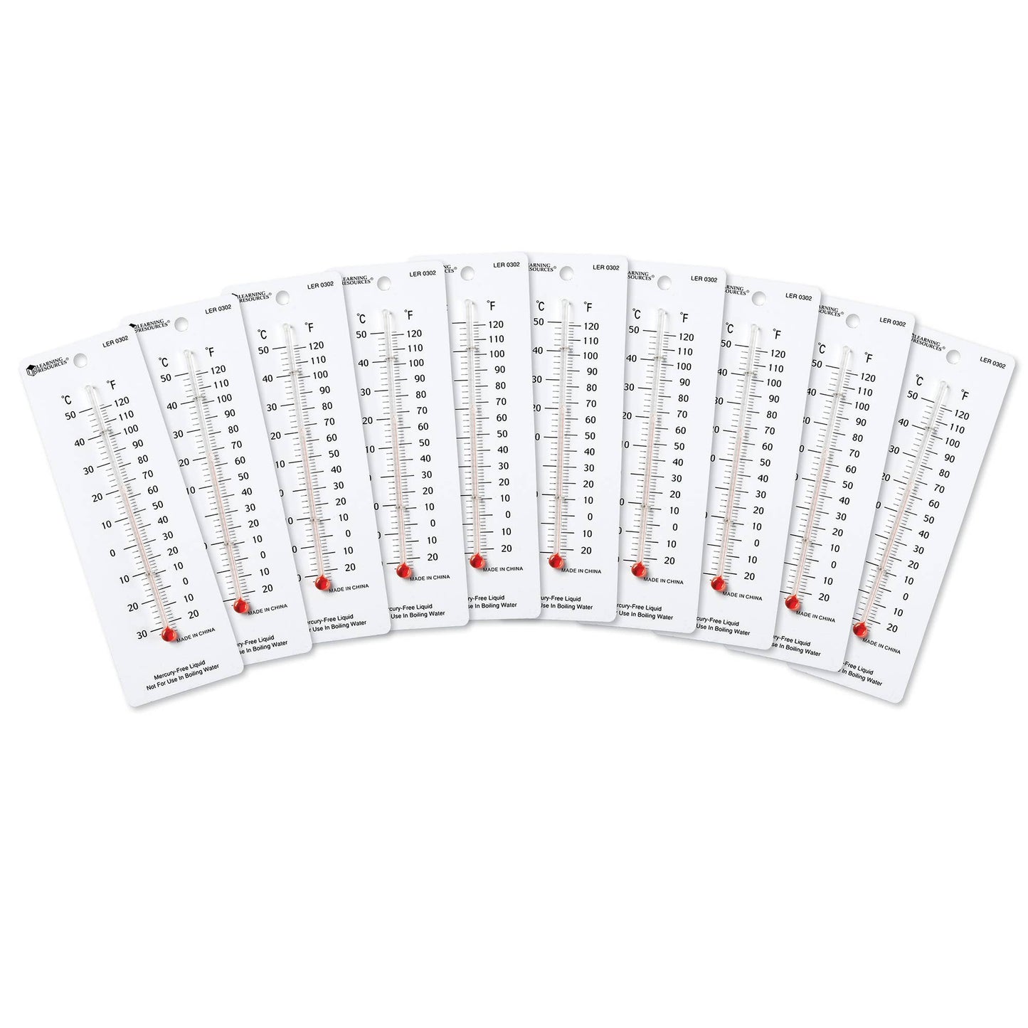Student Thermometers, Set of 10
