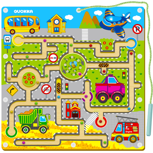 Learning Wood Maze Games for Kids Ages 1-3 | VER.2 Improved