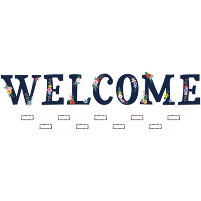 Wildflowers Welcome Bulletin Board