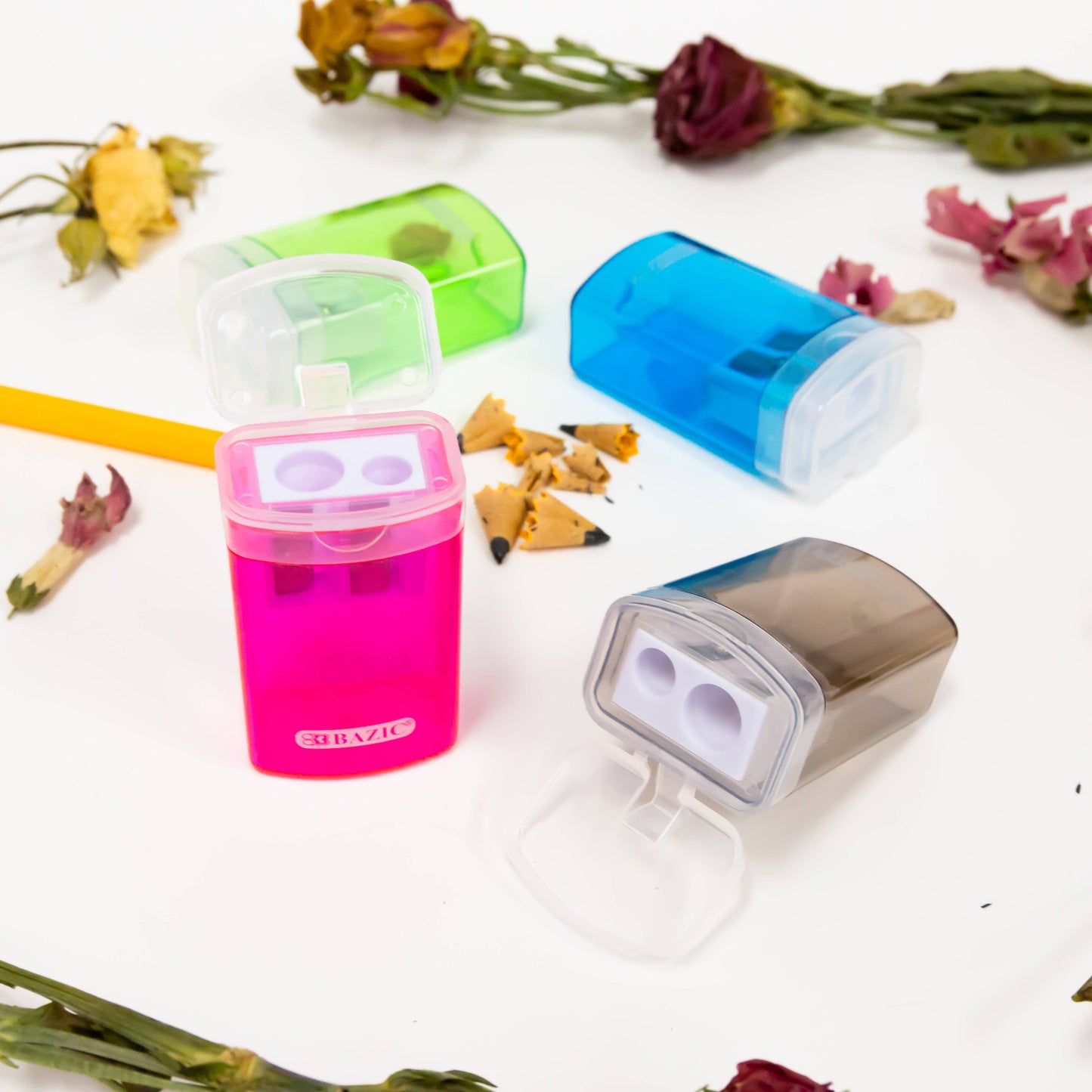 Dual Blades Sharpener w/ Lid & Receptacle: 24