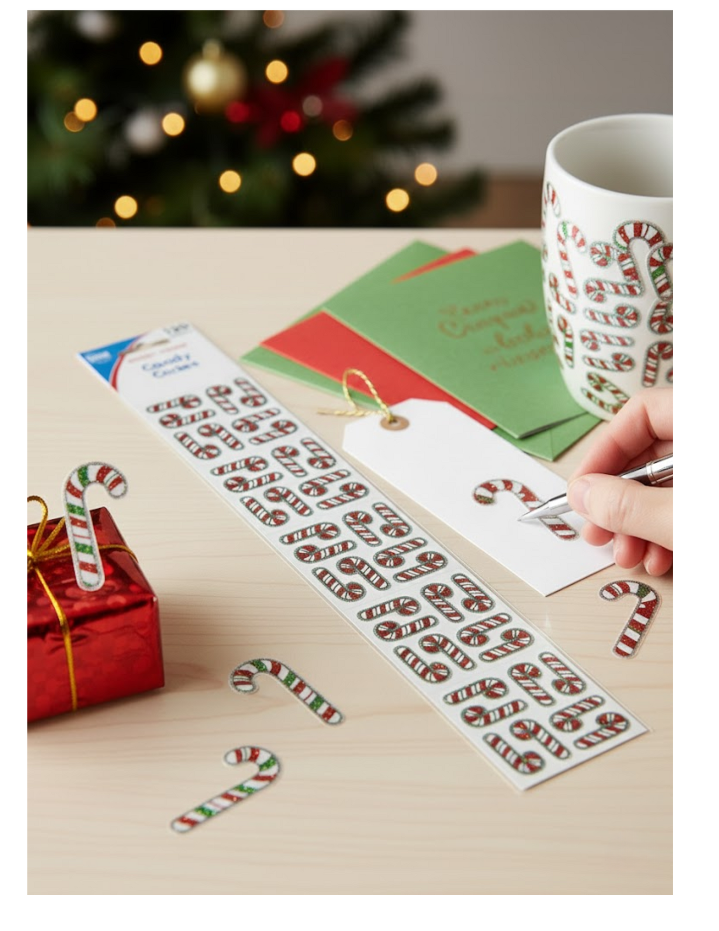 Candy Cane Stickers