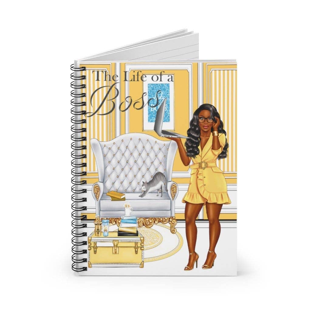 Boss Lady Moves Notebook: Spiral Notebook