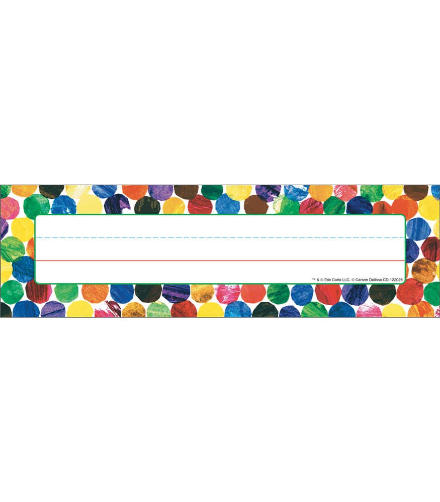 Eric Carle Dots Name Plates
