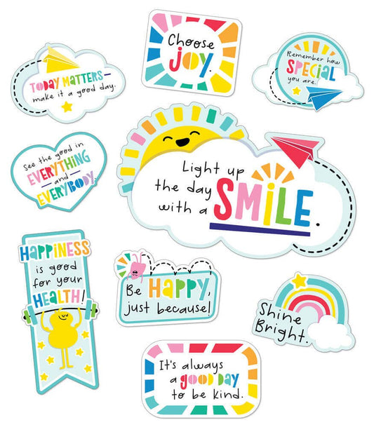 Happy Place Motivational Mini Bulletin Board Set