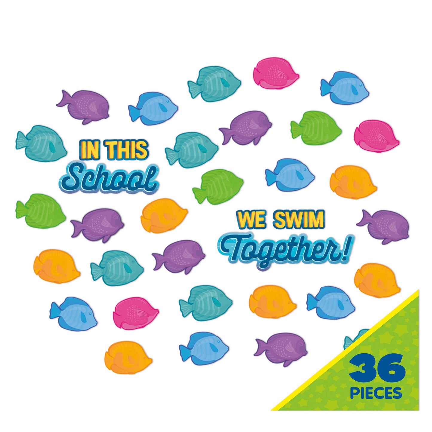 Seas the Day We Swim Together Mini Bulletin Board Set