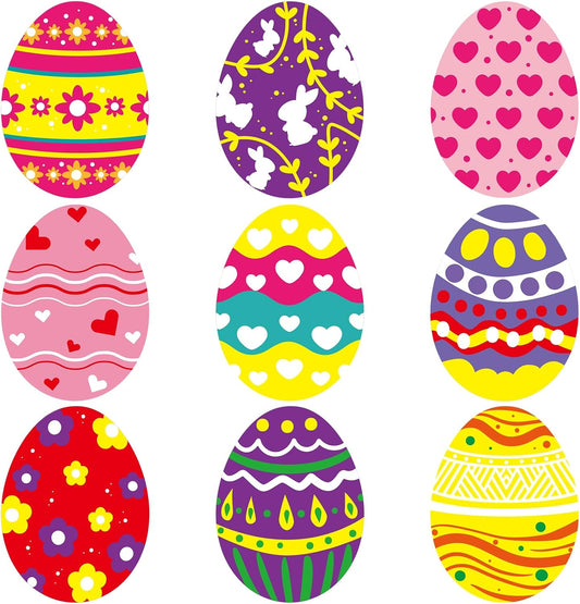 36 Piece DIY Easter Egg Cutouts