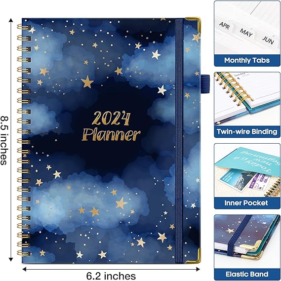 2024 Planner - Weekly and Monthly Planner