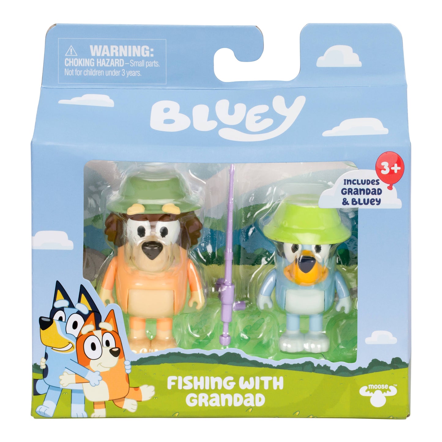 Moose Toys Bluey 2 Pack Figurine Set