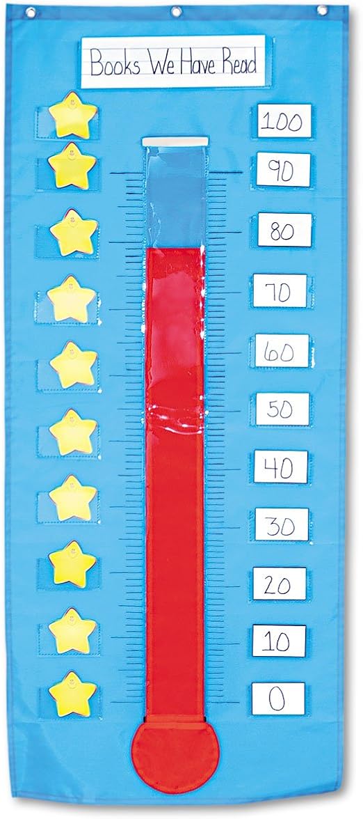 Carson Dellosa 21" x 48.5" Temperature Thermometer Pocket