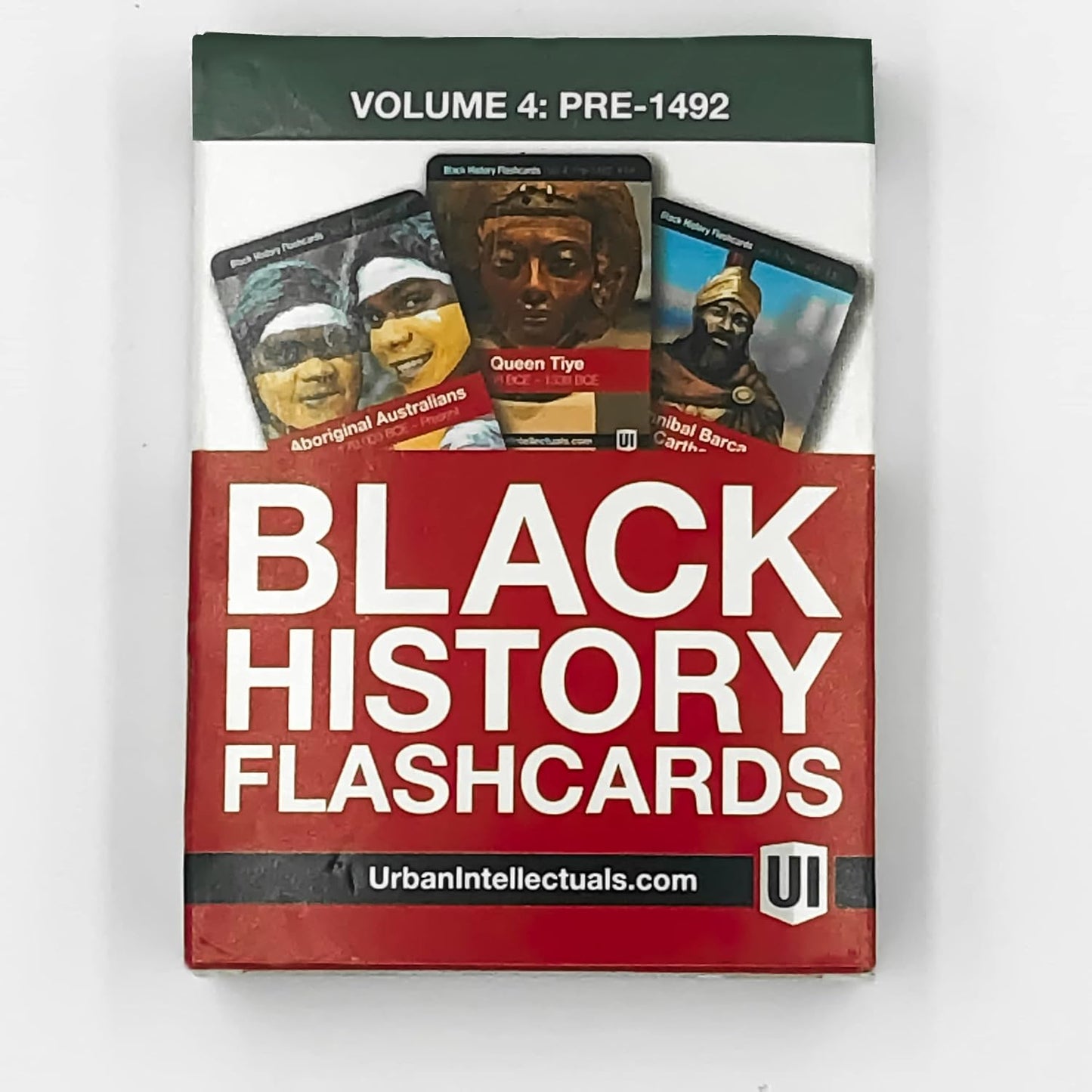 Urban Intellectuals Black History Flash Cards – Volume 4, Pre-1492 – Education Resources for High School Classroom – Great African American Heroes – Pre-Colonization – with Bonus Nelson Mandela Card