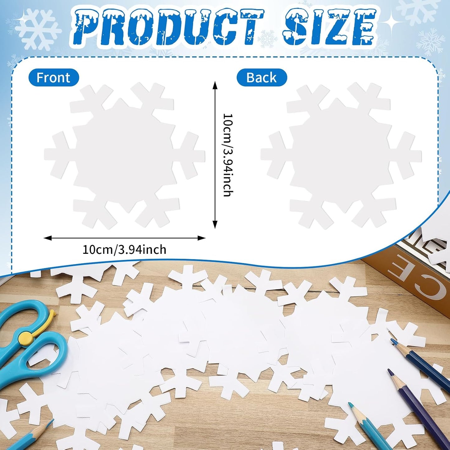360 Snowflake Bulletin Board Set