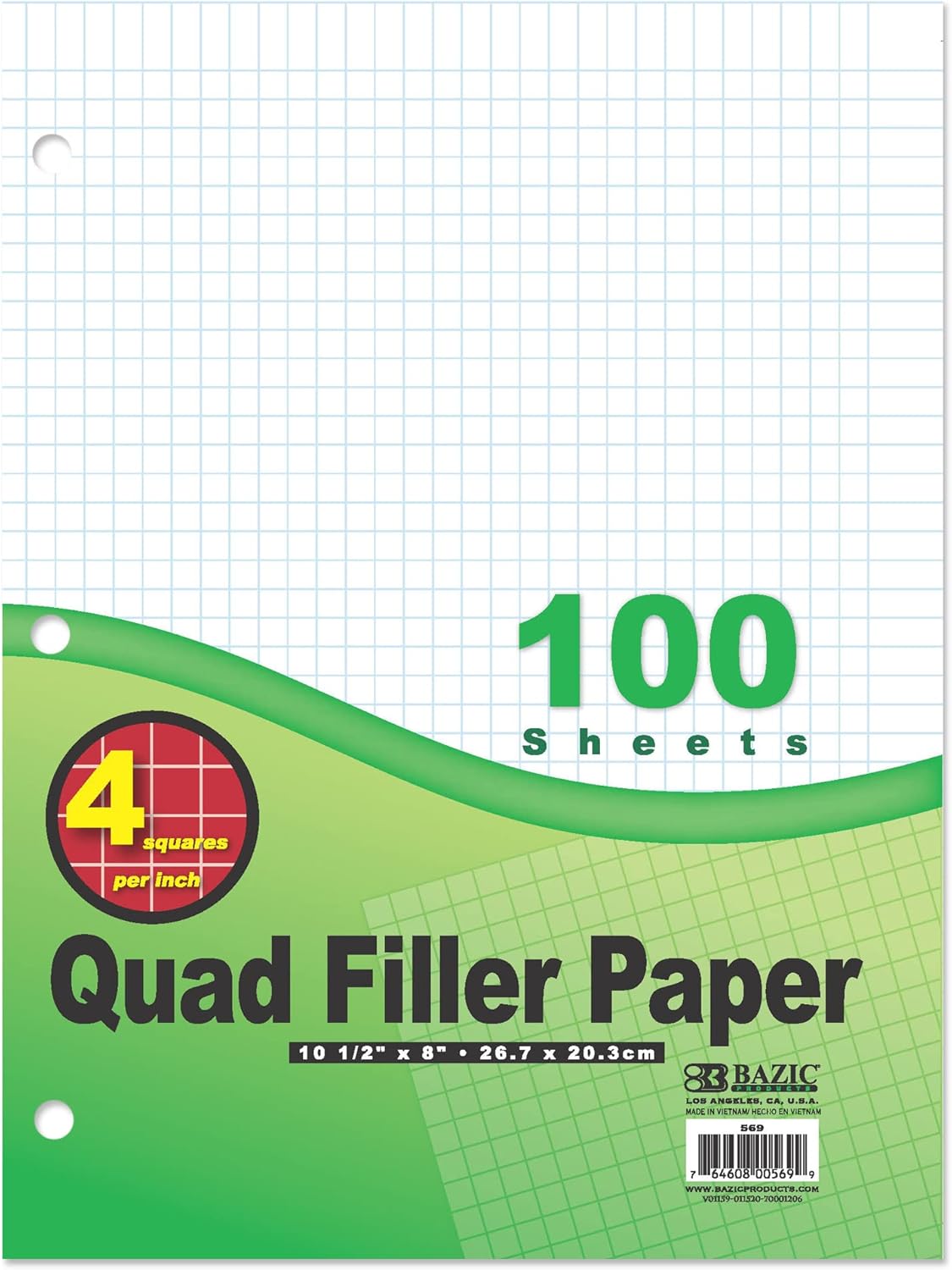 100  Sheet Quad Graph Paper