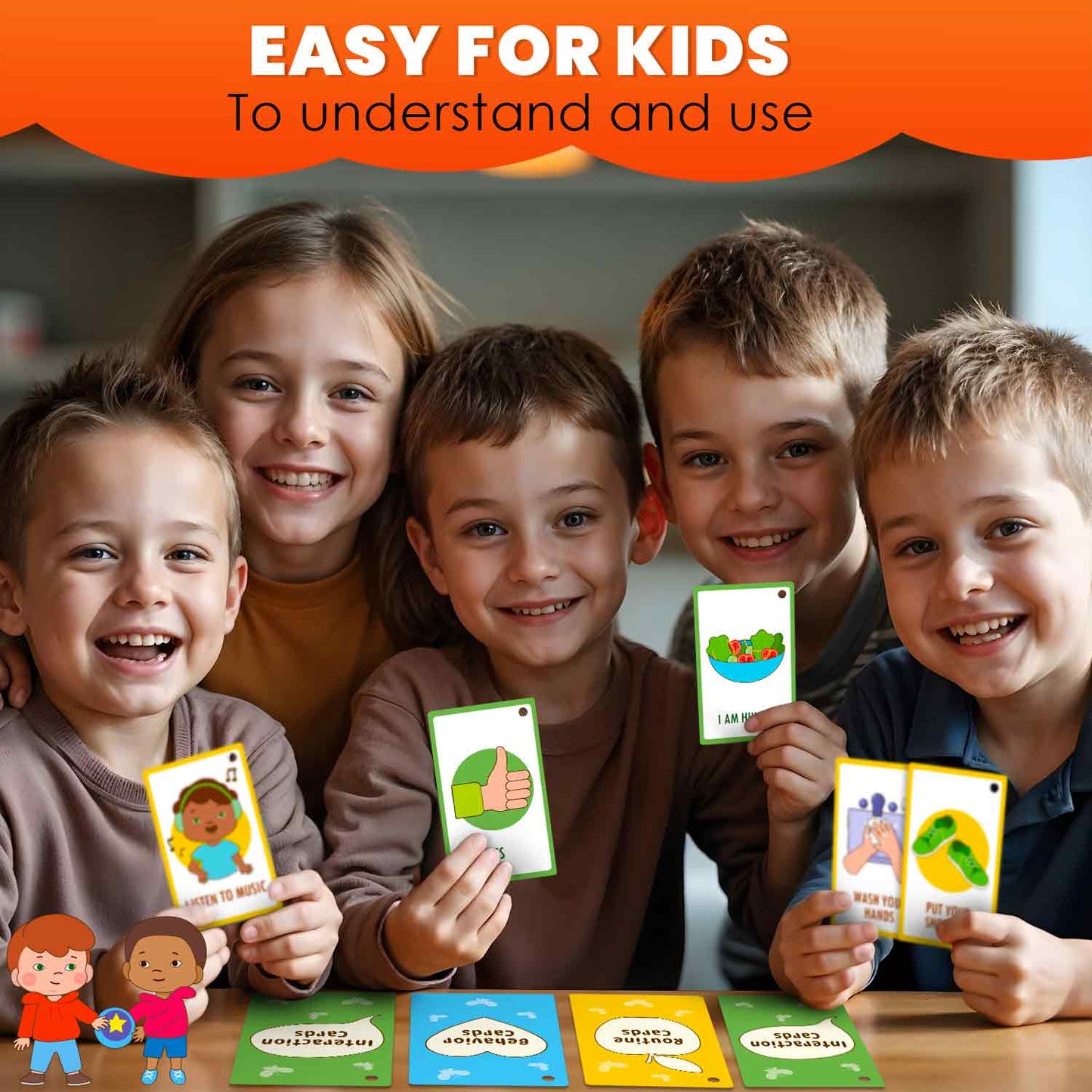 Communication Cards for Kids - Autism Learning Materials