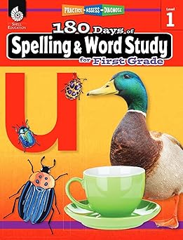 180 Days™: Reading, Vocabulary/Language for 1st Grade Practice Workbook