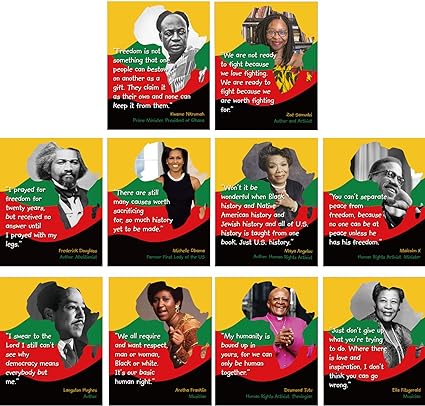 Juneteenth History Posters Set of 10 Freedom Day Poster