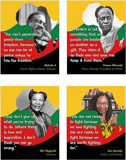 Juneteenth History Posters Set of 10 Freedom Day Poster