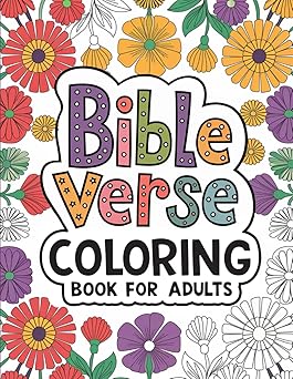 Bible Verse Coloring Book For Adults