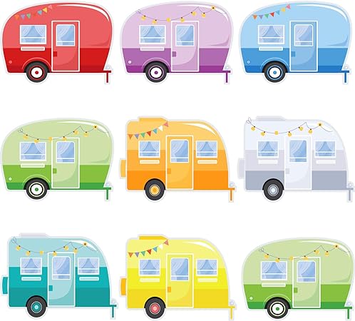Camper Cutouts Vintage Trailers Cutouts Camping Bulletin Board