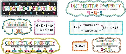 Pop Properties of Operations Bulletin Board Set