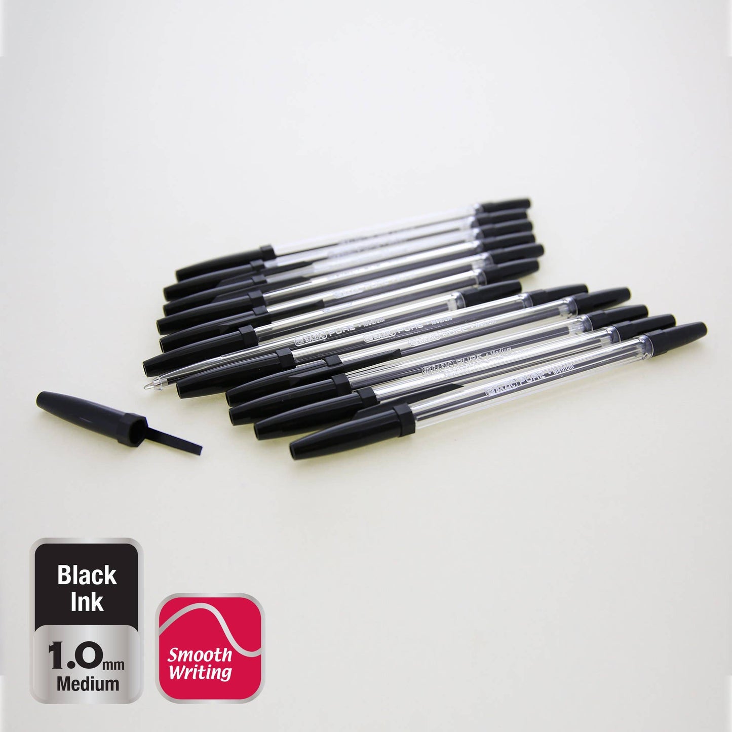 Pure Red Stick Pen - Pack of 12: Red