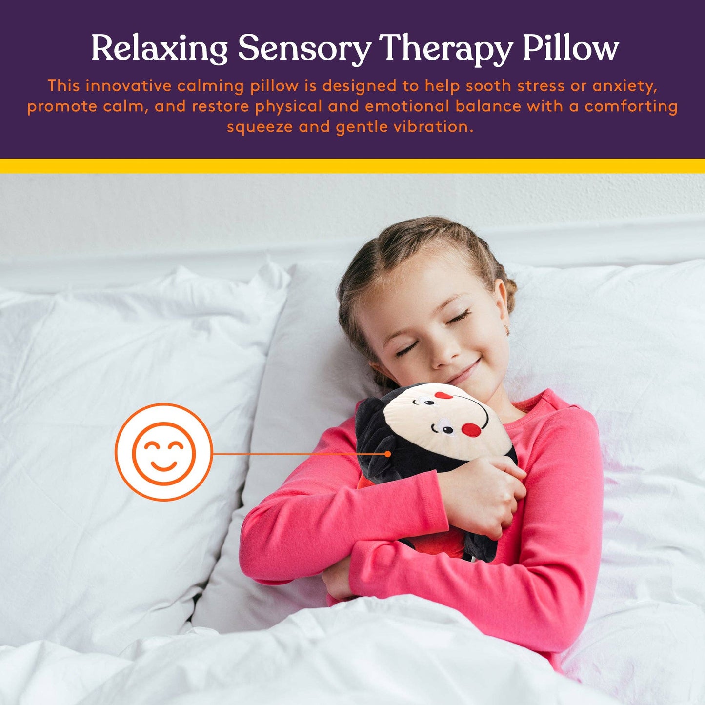 Ladybug Sensory Vibrating Pillow
