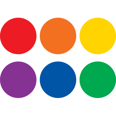 Spot On Floor Markers Colorful Circles