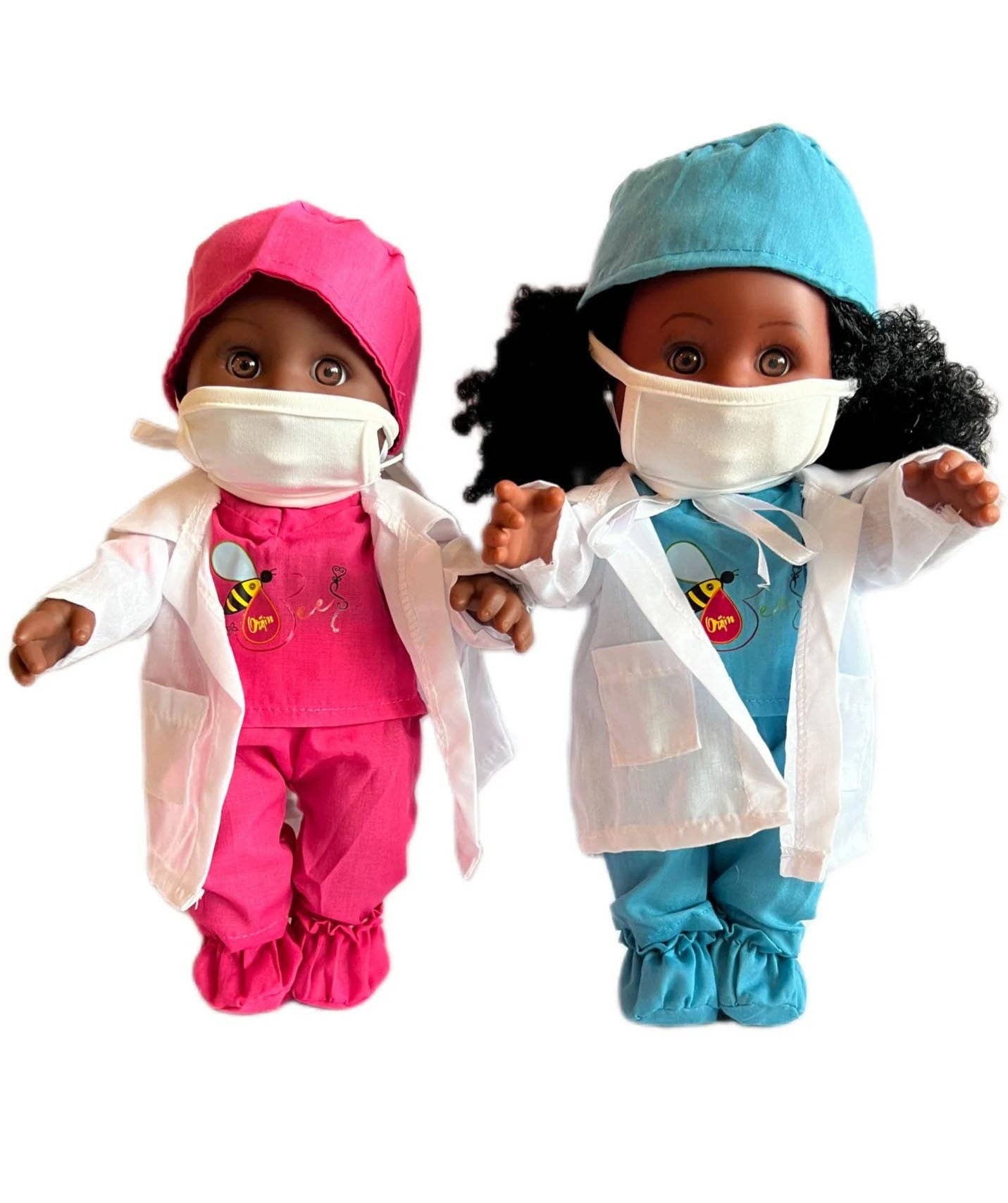 8 Piece Healthcare Hero Outfit (doll sold separately): Teal