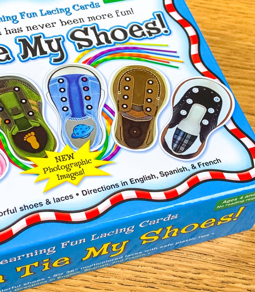 I Can Tie My Shoes Lacing Cards