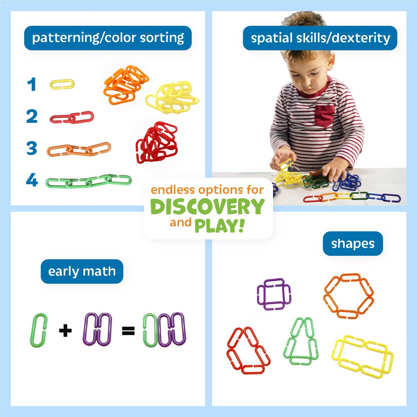 120 Rainbow Math Links With Tote