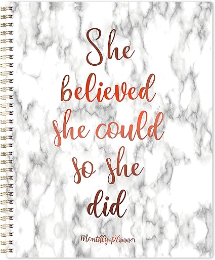 Monthly Planner 2024-2025 She Belive
