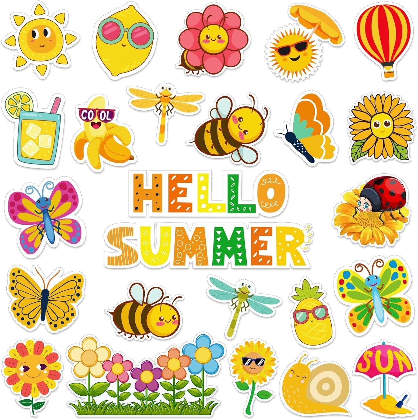 Hello Summer Cut-Outs Bulletin Board Decoration