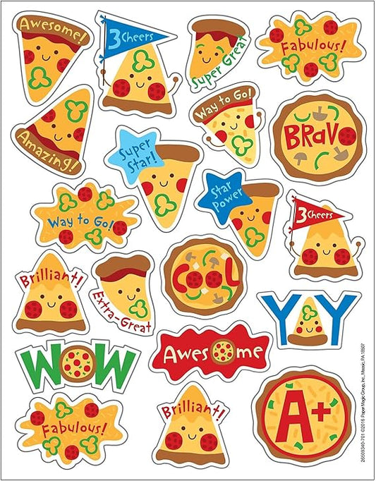 Eureka Pizza Scented Stickers