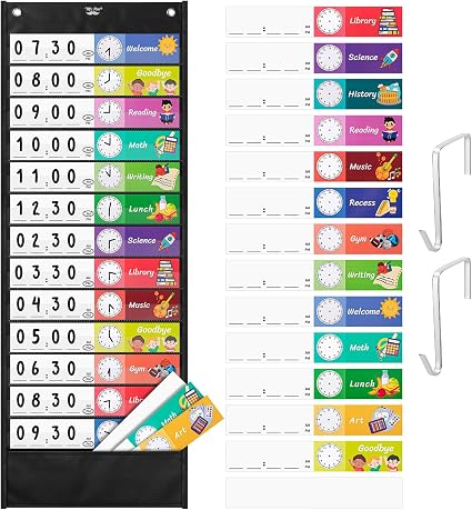 Mr. Pen- Daily Schedule Pocket Charts
